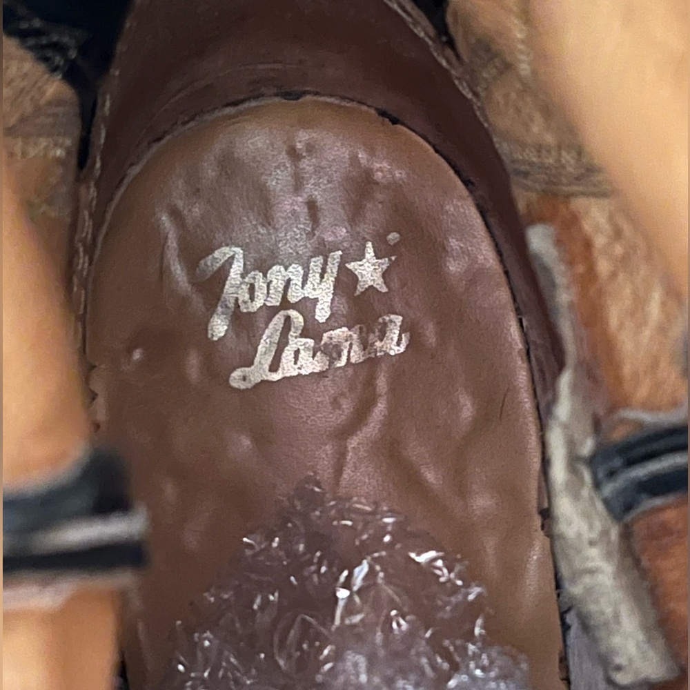 Vintage Tony Lama 6252 Leather Cowboy boots - Picture 6 of 9